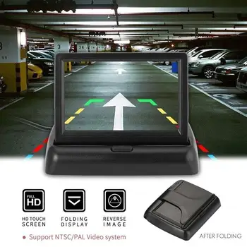 

Vehemo NTSC PAL Reverse Monitor Rearview Car Monitor Parking for Safety Device Automobile Backup