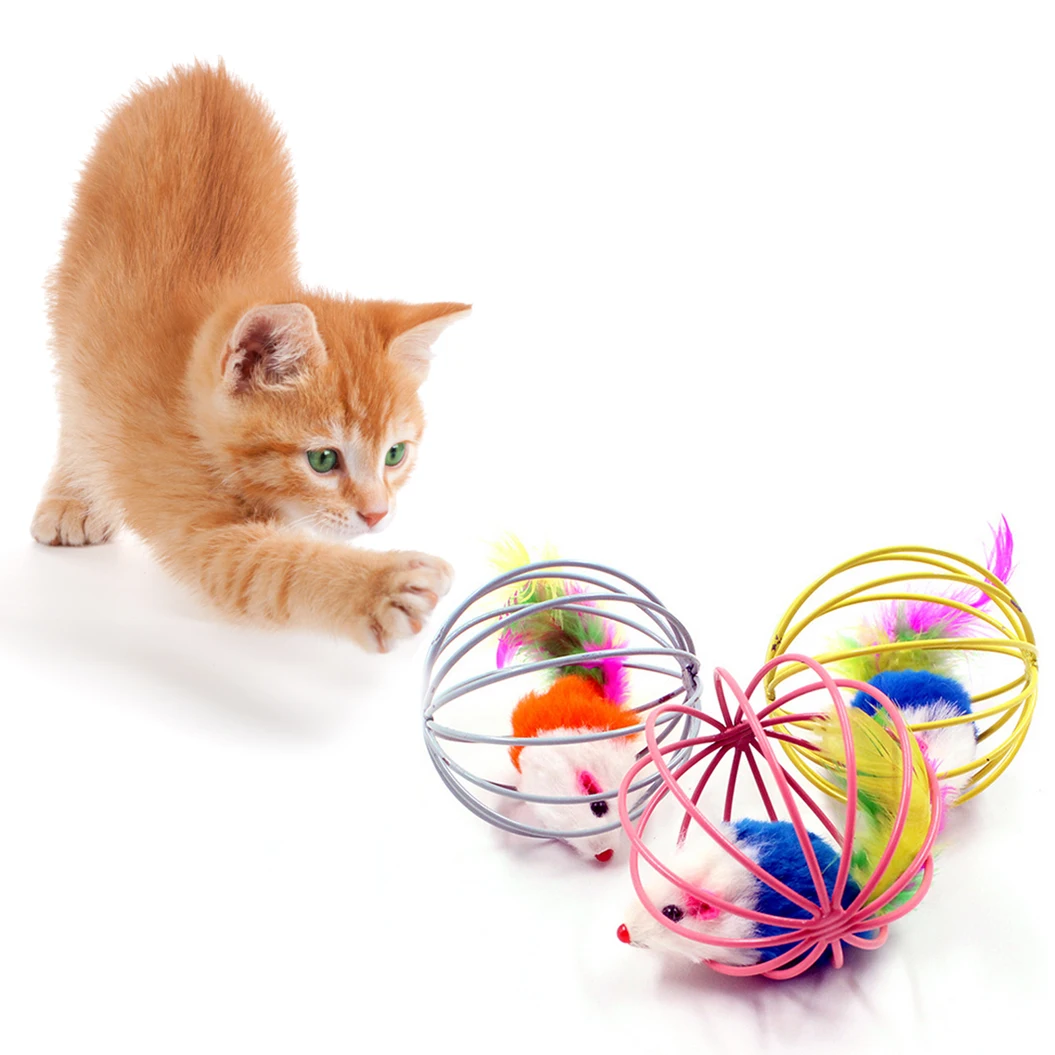 cat in cage toy