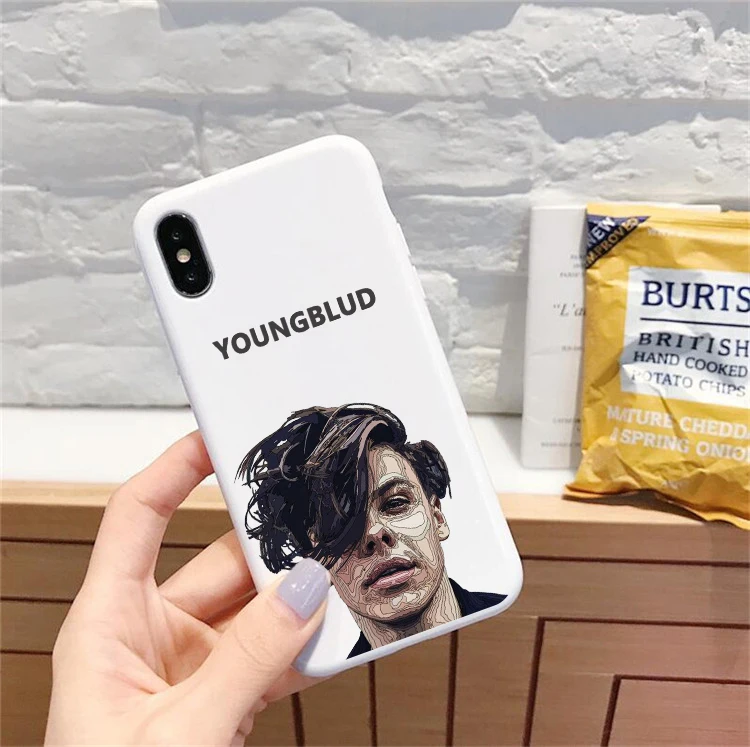 BHSR-23318 Yungblud Мягкий силиконовый чехол для iPhone 6/6s, 6 Plus/6s Plus, 7 Plus/8, 7 Plus/8 Plus, X, K, XS, XR, XSMax 11Pro - Цвет: BHSR-23318