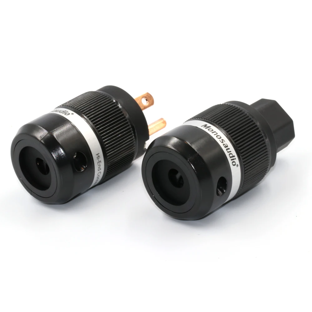 Пара моноаудио Hi-End Чистая медь M100/F100 США Разъем питания+ IEC разъем