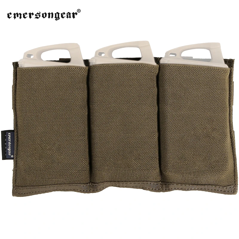 Triple Elastic Mag Pouch M4 5.56mm Tan