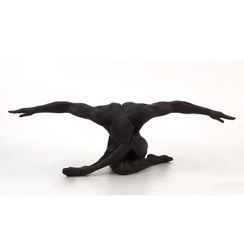 

Modern Resin Body Art Nude Male Sculpture Abstract Boy Statue Character Gay Figurine Thinker Decoration Home Accessories