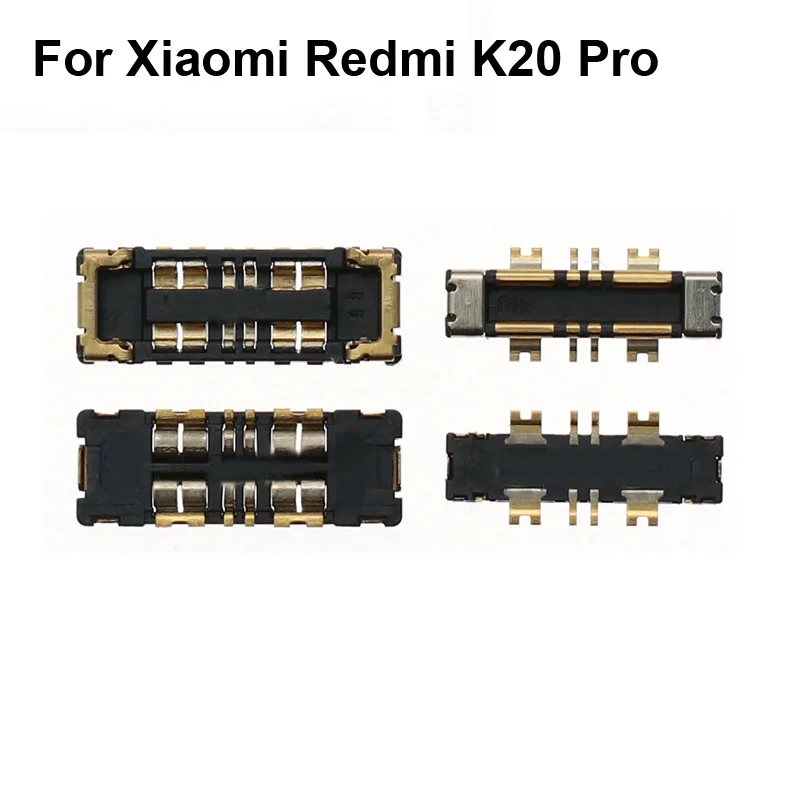 Внутренний разъем FPC 2 шт. держатель аккумулятора с зажимом для Xiaomi Redmi K20 Pro logic on
