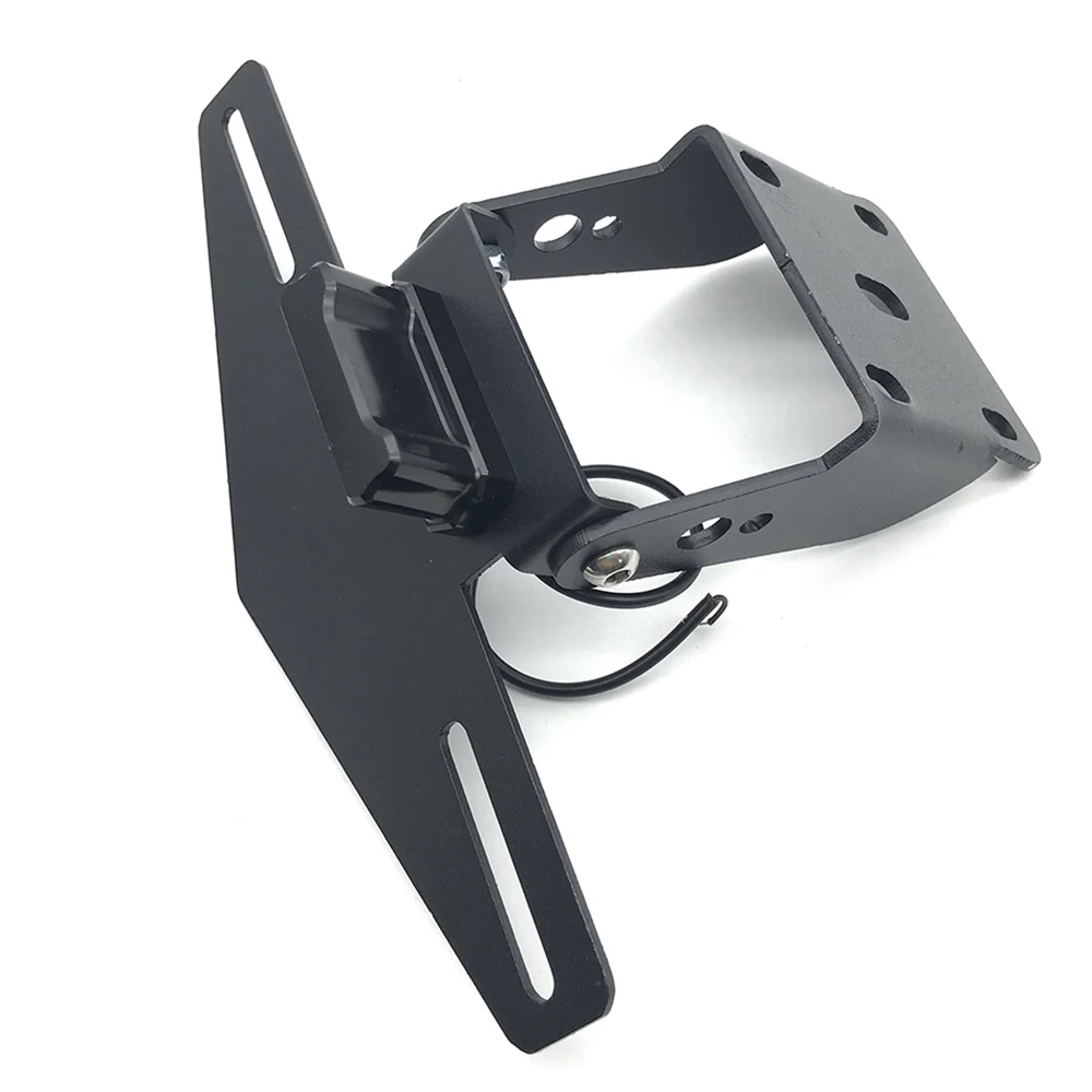 Für KTM Duke 125 250 390 RC390 Einstellbare Winkel Lizenz Nummer Platte Rahmen Halter Halterung