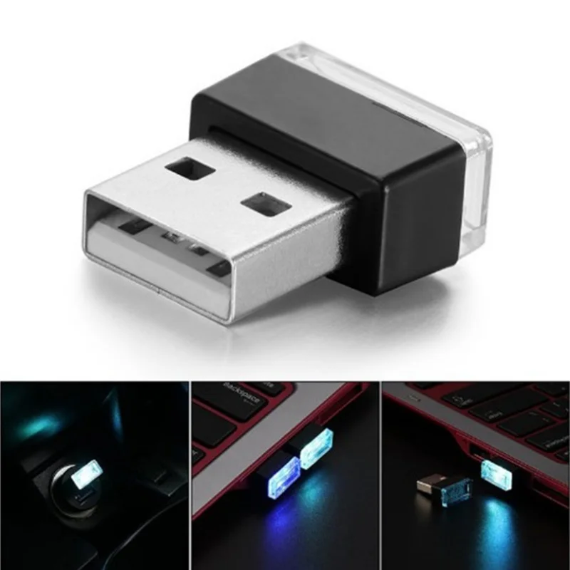 1 шт. USB атмосферный светодиодный светильник для fiat lancer nissan march versa vectra i30 ix25 500 punto c4