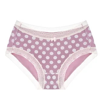 

Seamless Underwear Breathable Modal Underpants Mid Waist Kawaii Briefs Antibacterial Panties Women's Lingerie Female Intimates