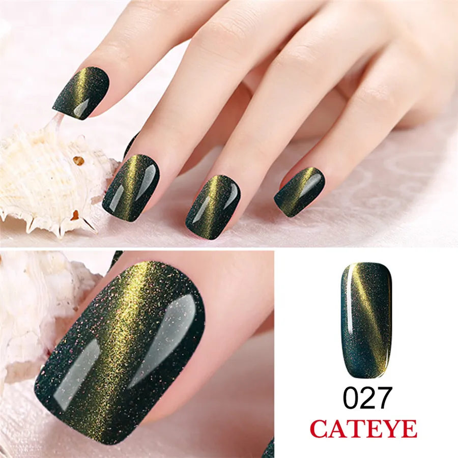 Allnewelook Cateye клей для ногтей 8 мл гель с рисунком цветения УФ набор гель-лаков для ногтей лак с сильной магнитной доской