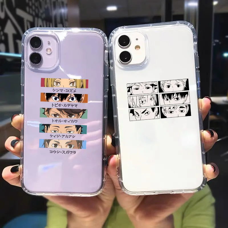 Мягкий противоударный чехол Haikyuu Love для телефона с волейболом IPhone 12 11 Pro X XS MAX 13 8 Plus
