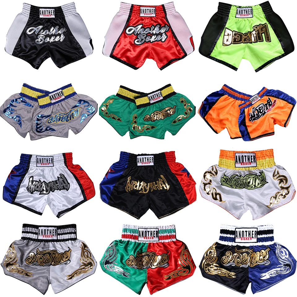 

Short Muay Thai Men's Printing MMA Shorts 2020 New Fight Grappling Boxeo Shorts for Thai Boxing Sanda Trunks for Adult Kids