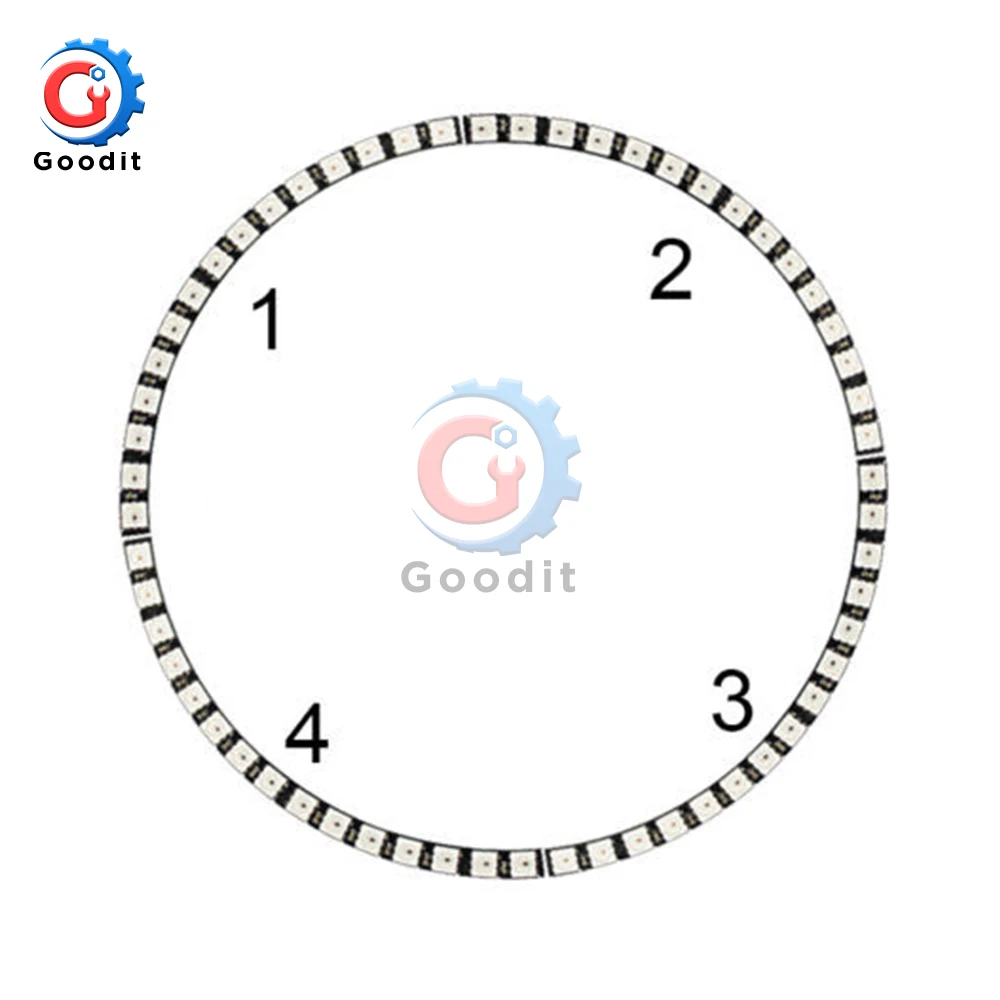 Беспроводное управление Wi Fi модель ESP8266 ESP 01 WS2812B 12 16 24 60 LED s 5050 RGB светодиодный