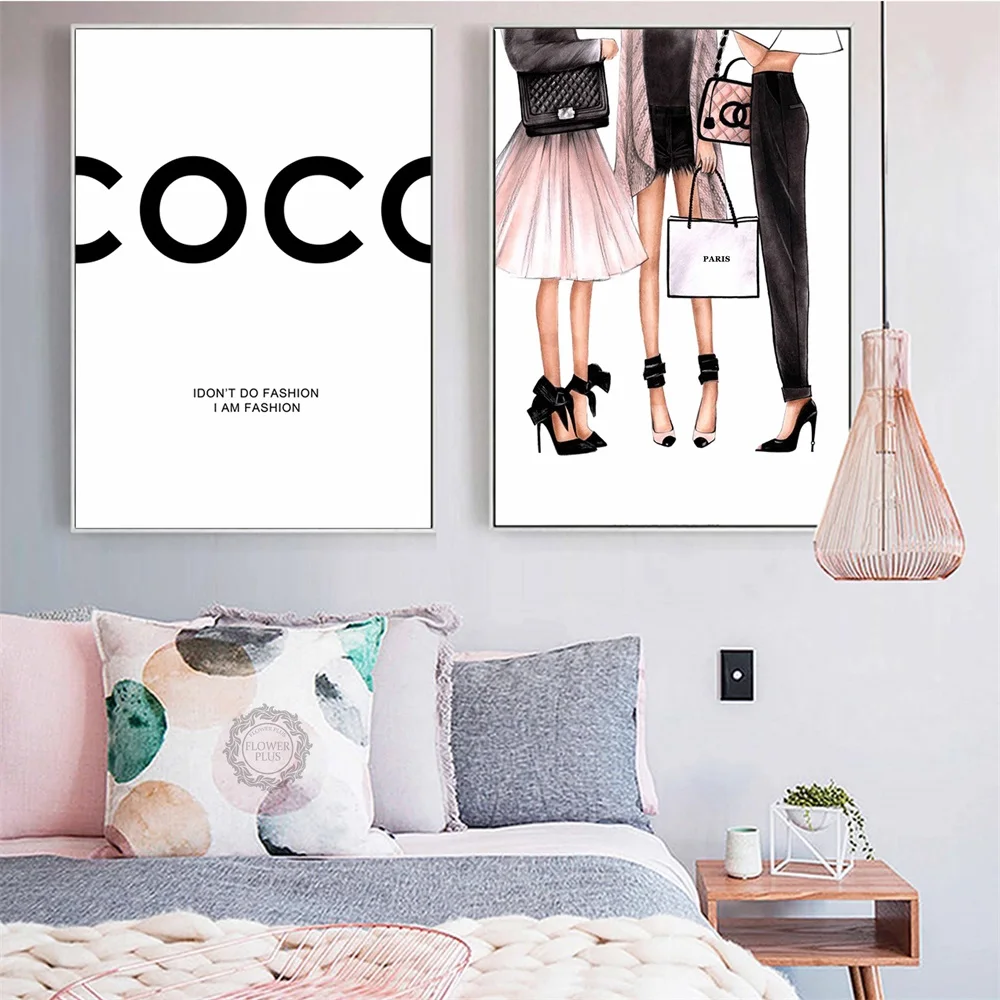 Fashion-Girl-Logo-Super-Model-Wall-Art-Canvas-Painting-Watercolor-Nordic-Posters-And-Prints-Wall-Pictures (1)
