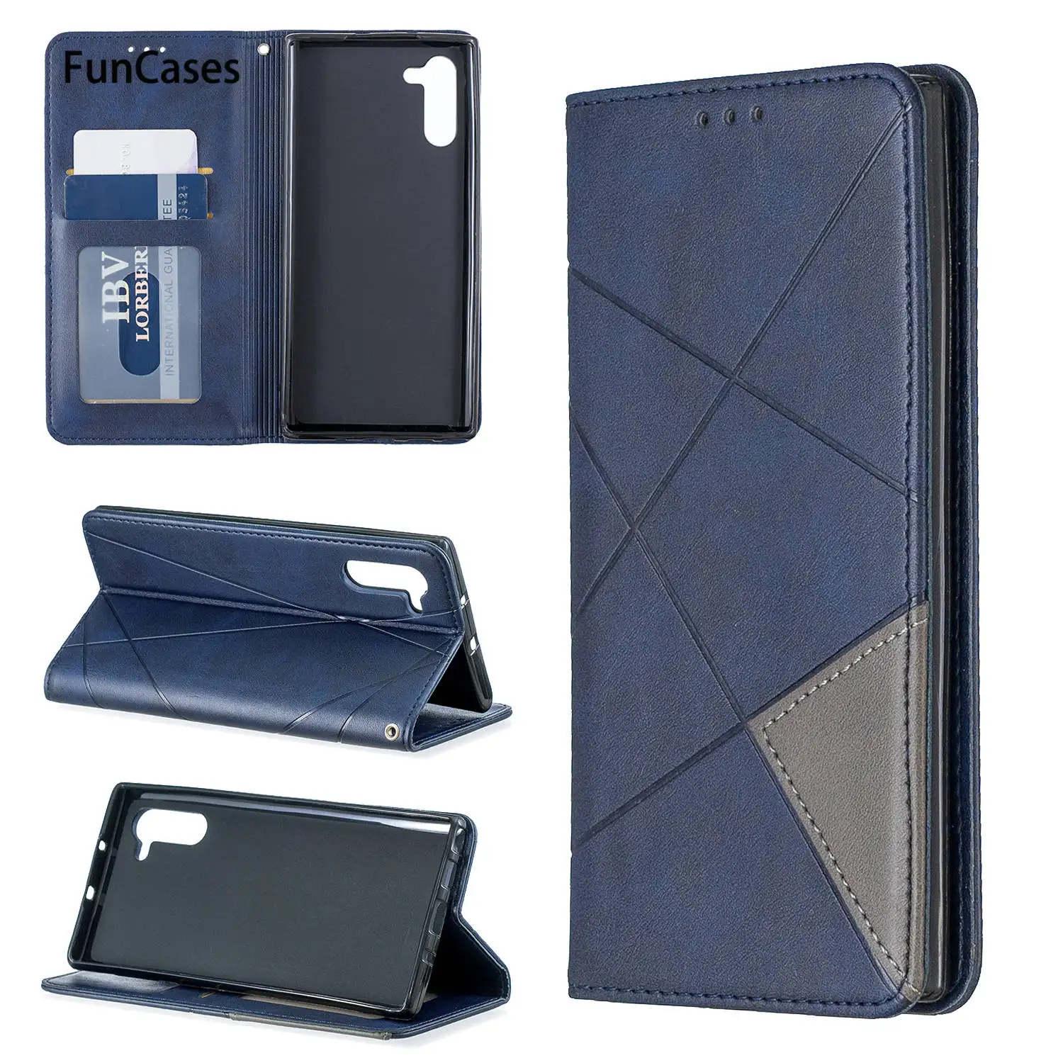 

Note 10 Light Cases For estojo Samsung Note 10 Book sFor Samsung Galaxy phone case Note 10 Kryty PU Leather Phone Bag Aksesuar