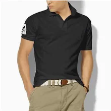 Hombre большой пони поло топ для мужчин короткий рукав Повседневная регби рубашка camisa вышитые homme polo мужские s рубашки поло бренды