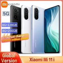 Xiaomi-Smartphone Mi 11i 5G, Original, Global, 8GB de RAM, 128GB de ROM, 888 Snapdragon, cámara de 108MP, Pantalla AMOLED de 120Hz, cámara de 108MP