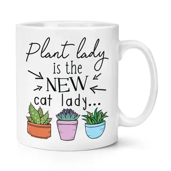 

Plant Lady Is The New Cat Lady Cup Funny Joke Mug