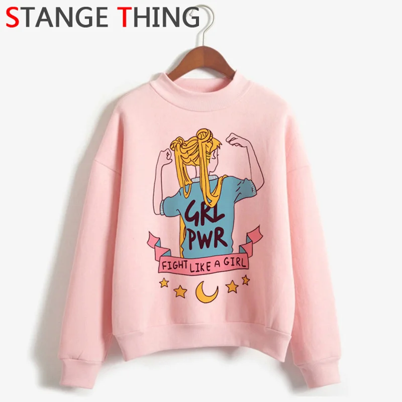  New Sailor Moon Usagi Kawaii Cartoon Hoodie Women Harajuku Ullzang Funny Printed Sweatshirt Japanes