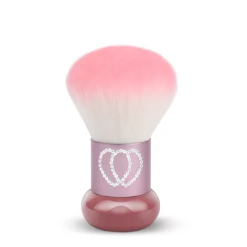 

2020 NEW design diamond pink Nail Powder Cleaner Brushes Nails Polish Remover Nail Art Dust Brush Large