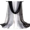 Four Seasons Thin Soft Chiffon For Women Silky Gradient Printing Beach Georgette Scarf Shawls Long Wraps Beach Sunscreen Hijab 6
