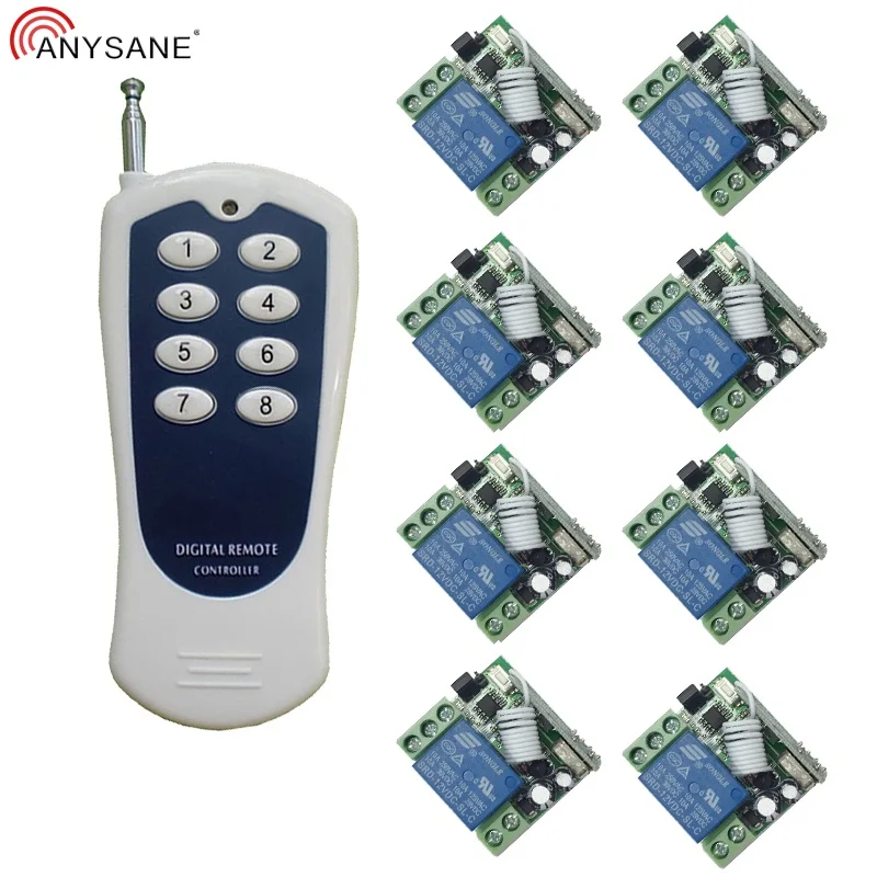Wireles remote light switch DC12V rf relay receiver long range radio transmitter compatible Broadlink RM Pro for smart home Wireles remote light switch DC12V rf relay receiver long range radio transmitter compatible Broadlink RM Pro for smart home