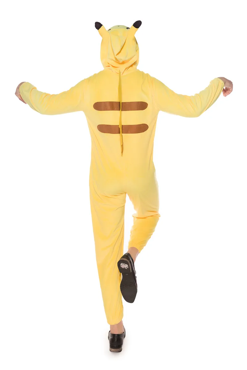 Pokemon Pikachu Pyjamas Hoodie Pajama Pijama Adult Pikachu Costumes Onesie Unisex Animal Cosplay Jumpsuit