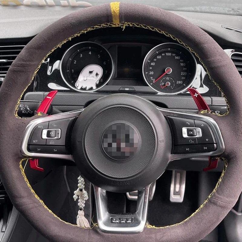 Автомобильный удлинитель рулевого колеса из алюминиевого сплава для VW Golf 7 R GTI