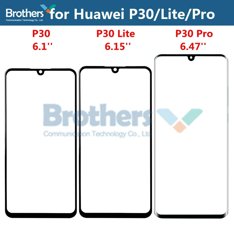 Передняя внешняя стеклянная линза для Huawei P30 Lite Pro сенсорный экран зеркальная
