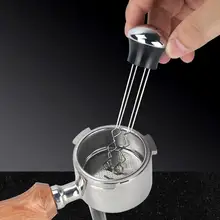 

50%HOTNon-slip Coffee Tamper Rust-proof Stainless Steel Coffee Tamper Leveler Supplies for Home