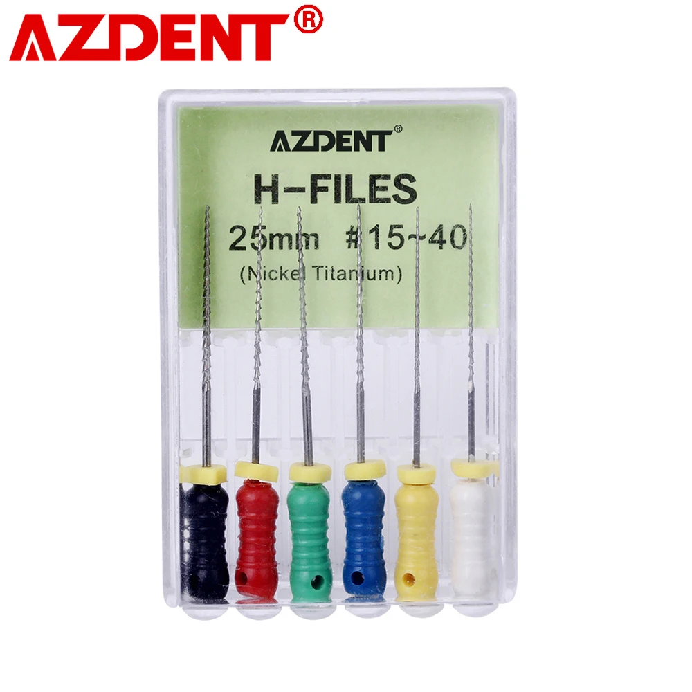 AZDENT Dental Niti Hand Use Files Endodontic Instruments Root Canal