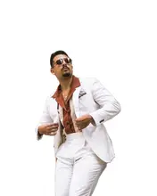 

2022 Fashion Design White Notch Lapel Single Breasted Male Suit Slim Fit 2 Pieces Groom Wedding Formal Prom Party Evening Wear