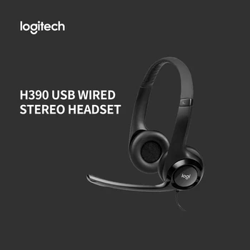 

Logitech H390 Wired Headset Stereo USB Headset with Noise Reduction Microphone Ergonomic Headset for Voice Call Web Conference