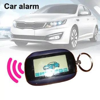 

B92 2-way LCD Remote Control Keychain for Russian Vehicle Security Two way Car Alarm System