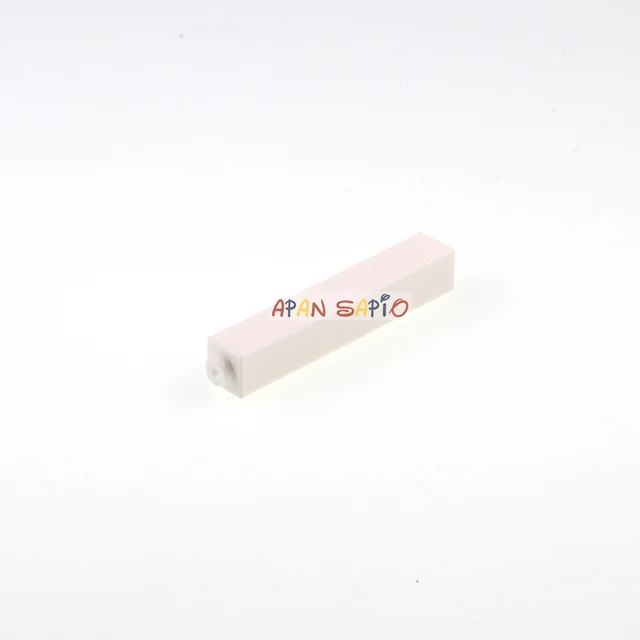 20pcs DIY Building Blocks Thick Bricks 1x1x5 Dots Educational Creative Plastic Toys for Children Compatible Brands Kids Gifts White 20pcs