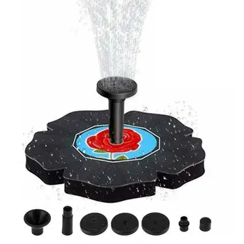 

Floating Solar Power Water Floating Fountain Pump Pool garden watering pump For Bird Bath Aquarium Garden