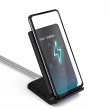 Qi Беспроводное зарядное устройство 10 Вт быстрая Беспроводная зарядная подставка для iPhone X XS Max XR 8 Plus для samsung S10 S9 S8 Xiaomi Mi 9