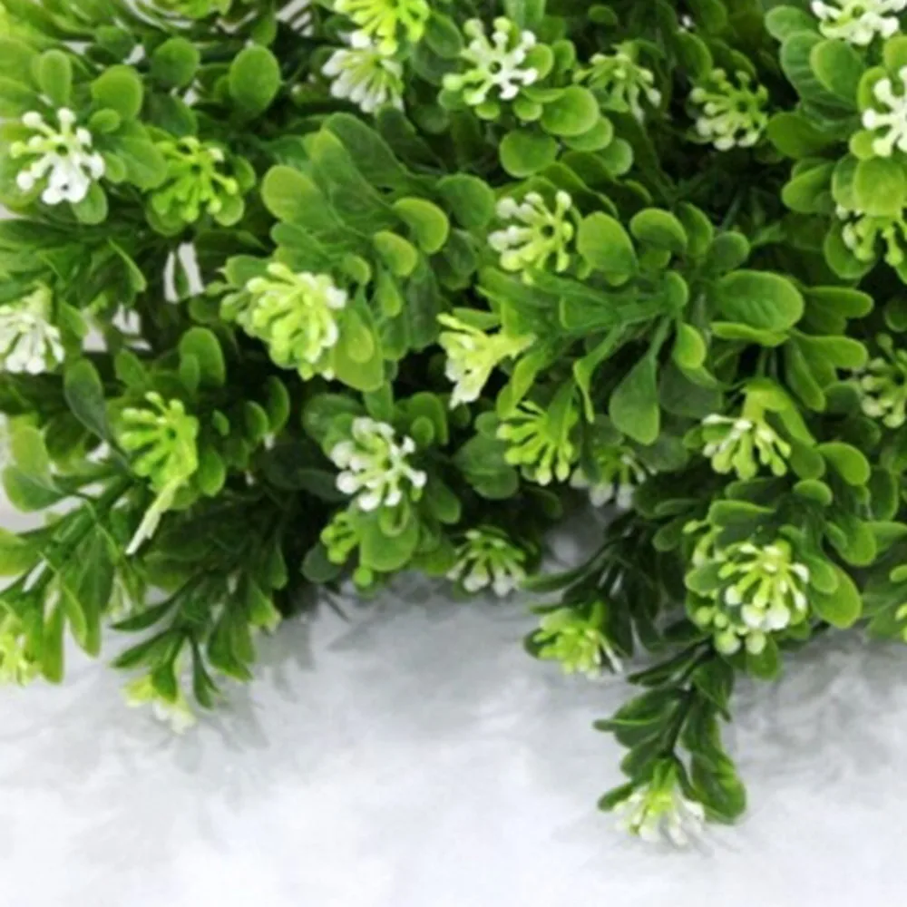 Green Plastic Simulation Water Grass 7 Forkweed Flower Simulation Water Grass Orchid Simulation Plant Bouquet Home Decor Hot