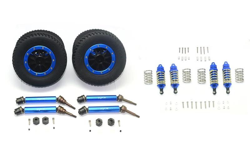 ALLOY FRONT+REAR SHOCKS+CVD+TIRES (LOW 