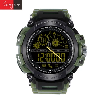 

Dropshipping super long standby sport Smart watch 50 bar Waterproof outdoor bluetooth alarm clock watches