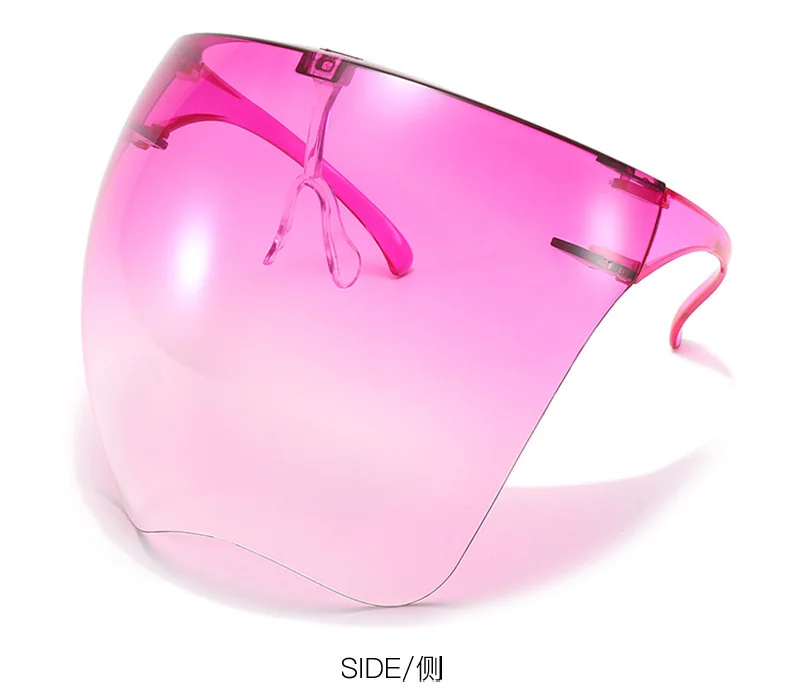 big frame sunglasses Super Big One Piece Face Mask For Women And Men New Fashion Unique Oversized Party Eyewear Female Sexy Cool Gradient Sun Glasses rectangle sunglasses