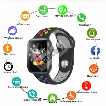 

2020 IWO U78 Smart Watch Series 5 Temperature measurement Heart rate IP67 Waterproof Watch for Apple Good Than IWO Max 2.0 Watch