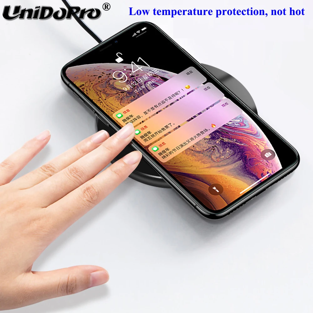 15 Вт Qi Беспроводное зарядное устройство для DOOGEE S68/S68 Pro N100 S90 S90C S95 Pro S60/S70/S80 Lite с поддержкой Qi телефонов Беспроводная зарядка