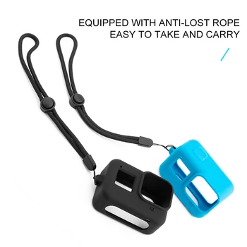 

Soft Silicone Case 2 Colors Case Protector Full Cover Floating Waterproof Action Camera Skin Shell for GoPro Hero 8 TXTB1