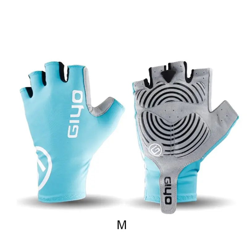 

Cycling Half Finger Bicycle Gloves Anti-slip Lycra Fabric MTB Road Bike Racing Glove