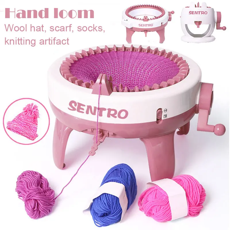 

New Knitting Machine Set Smart Weaving Round DIY Knitting Accessory Kit Board Machines Knitting Rotating Double Dropshipping