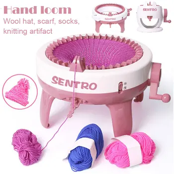 

New Knitting Machine Set Smart Weaving Round DIY Knitting Accessory Kit Board Machines Knitting Rotating Double Dropshipping