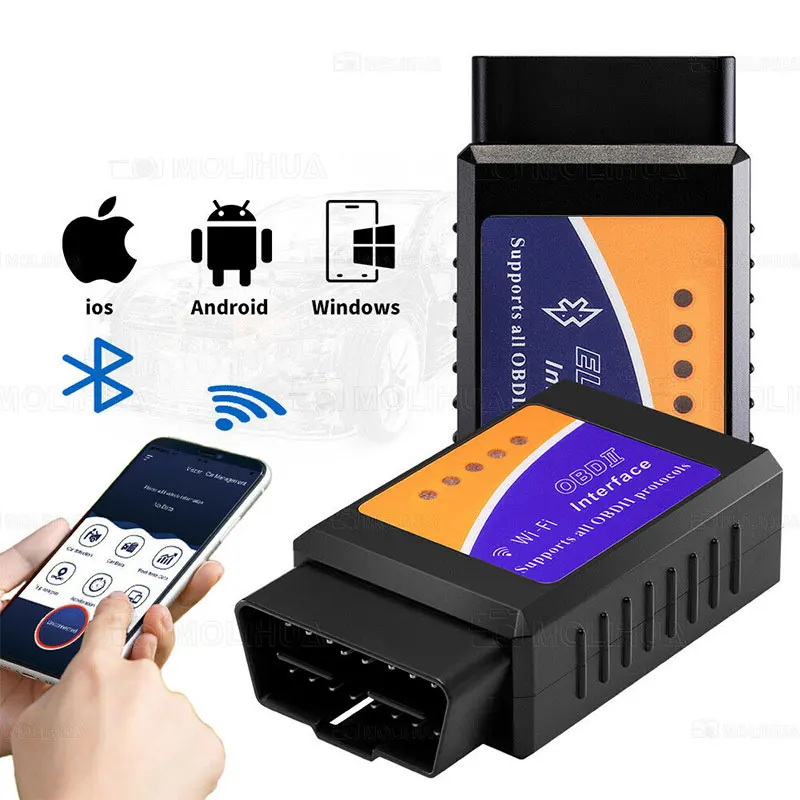 Wifi Elm327 Bluetooth Obd2 Obdii Car Diagnózis Kfz Tesztkészülék Android Ios Ar Diagnosztikai Szkennerhez