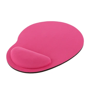 

2x Gel Rest Wrist Support Mat Mouse Pad Gaming Cheap 6 Colous New Rose red