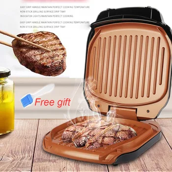 

220V Waffle Electric Steak machine grill Automatic Bread Baking Machine Bakeware Sandwich Iron Toaster Breakfast Pan Oven