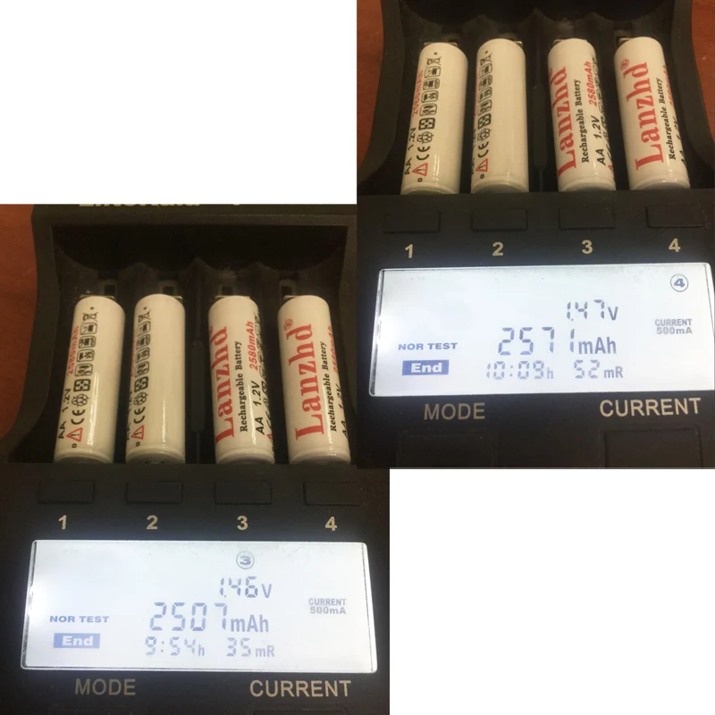 10-60 шт) перезаряжаемые батарейки AA 1,2 V литиевая батарея Pro AA 2580mAh 1,2 V Ni-MH для игрушка-фонарик предварительно разогреваемая батарея 2A