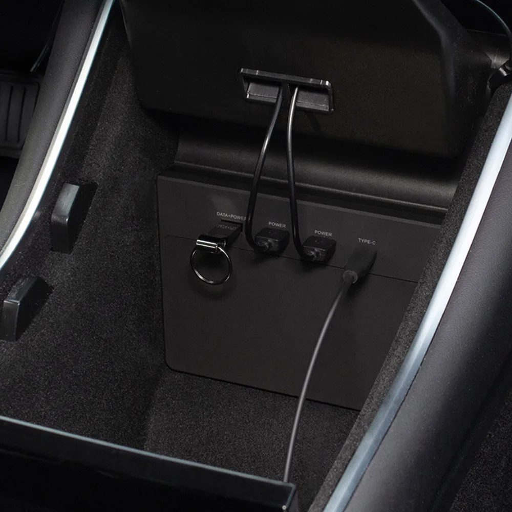 Автомобильные аксессуары для Tesla Model 3 Multi USB 5 портов концентратор SSD диск интерьер