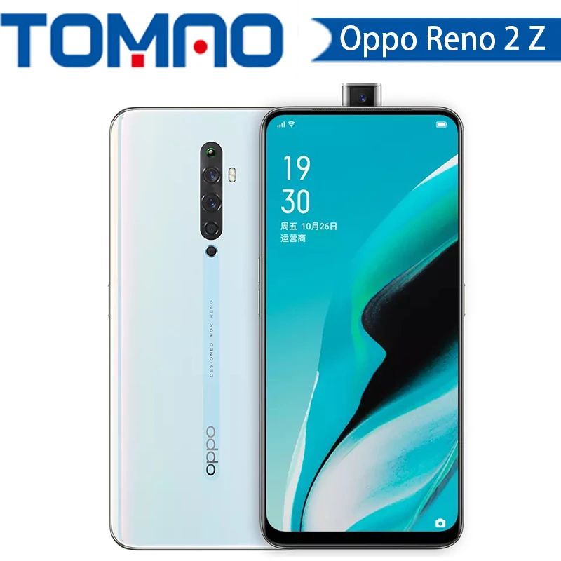 Сотовый телефон Oppo Reno2 Z 8 ГБ ОЗУ 3,0 Гб ПЗУ 4000 МП камера VOOC отпечаток пальца мАч мощный смартфон